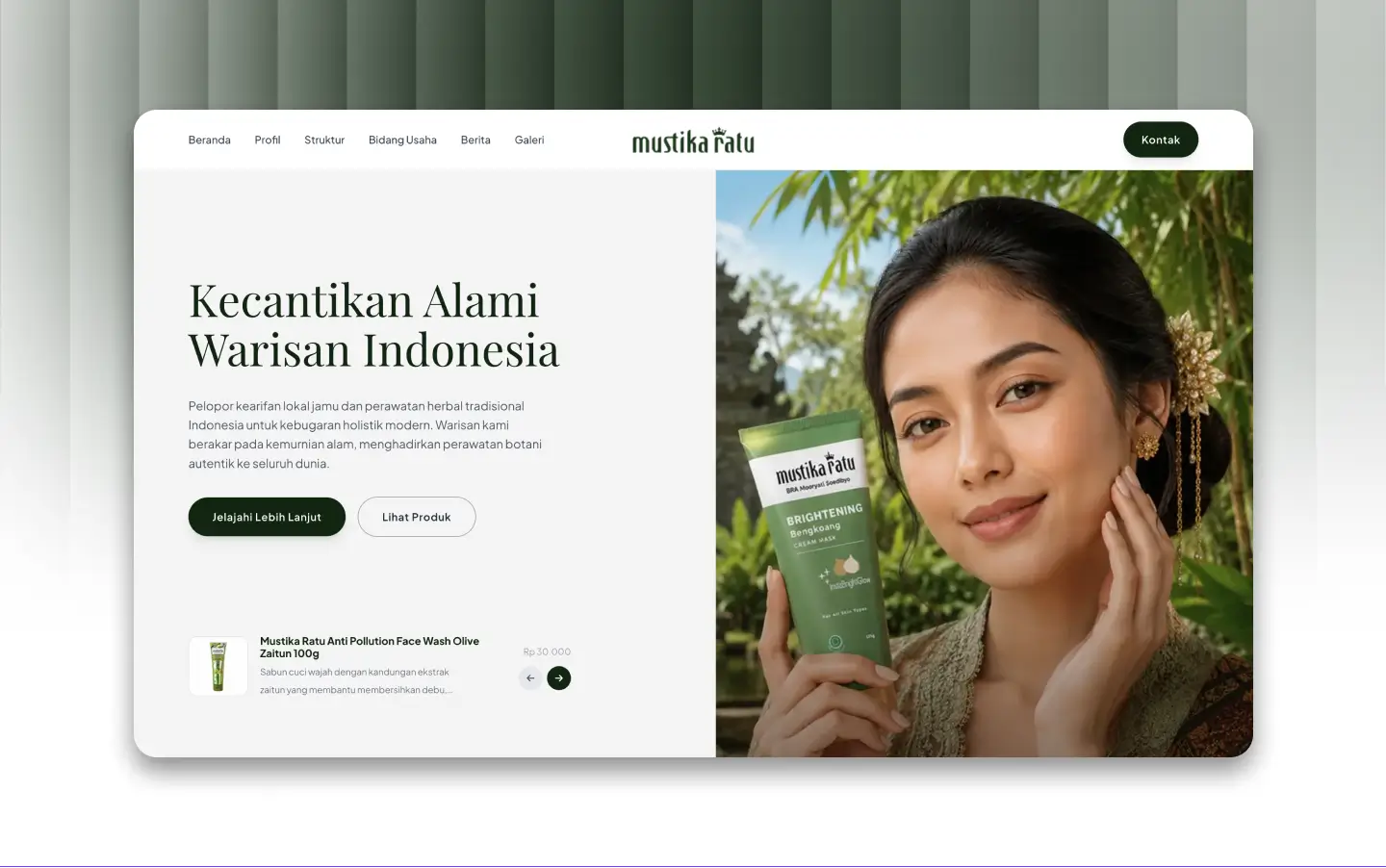 Mustika Ratu Weblog - Showcase 1